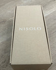 Nisolo All Day Heeled Leather Heeled Mule in Almond
