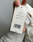VINCE 100% Cotton Gauze White Long Sleeve Midi Dress Coverup