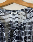 L’ Agence 100% Silk Oversized Drapey Tunic Top