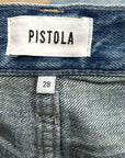 Pistola 100% Cotton Cassie Ultra High Rise Straight Leg Jean in Bramble