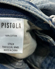 Pistola 100% Cotton Cassie Ultra High Rise Straight Leg Jean in Bramble