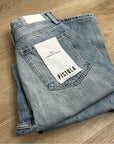 Pistola 100% Cotton Cassie Ultra High Rise Straight Leg Jean in Bramble