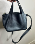 Minor History 100% Cow Leather Pebbled Leather Little Times Tote Bag Crossbody