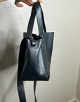 Minor History 100% Cow Leather Pebbled Leather Little Times Tote Bag Crossbody