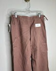 AG Cotton Linen The Noten Carpenter High Rise Straight Leg Ankle Pant