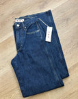 AMO 100% Cotton Frida High Rise Flare Leg Jean in Splendor Dark Denim