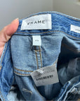 NWT Frame Denim 100% Cotton Le Original Straight Leg Distressed Jean