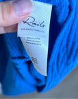 Rails 100% Cotton Gauze Tiered Long Tie Strap Dress Blue