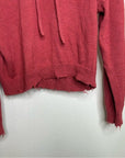 Nation LTD Alpaca Cotton Distressed Hooded Knit Sweater