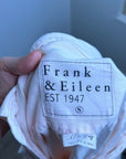Frank & Eileen 100% Mary Famous Denim Light Pink Acid Wash Button Down Dress