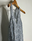 Nation 100% Organic Cotton Lighweight Floral Tie Back Tank Midi Dress