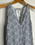 Nation 100% Organic Cotton Lighweight Floral Tie Back Tank Midi Dress