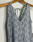 Nation 100% Organic Cotton Lighweight Floral Tie Back Tank Midi Dress