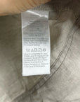 Madewell 100% Linen Neutral Tan Shell Top Contrast Stitching