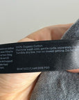 Eileen Fisher 100% Organic Cotton Denim Chambray Pull on Jogger Style Pant