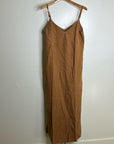 MATE The Label 100% Linen Full Length Maxi Dress in Sedona