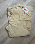 Nation LA 100% Pima Cotton Lucia Drawstring Wide Leg Pant in Toffee