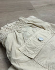 AMO 100% Cotton Tan High Waisted Straight Leg Lightweight Pull on Pant