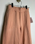 Nation LA 100% Pima Cotton Peach Lincoln Flare Split Hem Wide Leg Pant