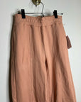 Nation LA 100% Pima Cotton Peach Lincoln Flare Split Hem Wide Leg Pant