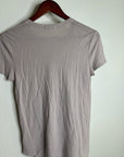 James Perse 100% Cotton Light Purple Short Sleeve T - Shirt