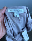James Perse 100% Cotton Light Purple Short Sleeve T - Shirt
