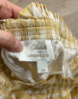 Cleobella x Arrows & Bows 100% Organic Cotton Yellow Gingham Sunkissed Set