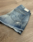 AG 100% Cotton Denim Distressed Bonnie Relaxed Cutoff Jean Shorts