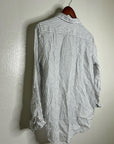 Aritzia Babaton 100% Linen Striped Oversized Button Down Long Sleeve Top