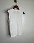 Nation LA 100% Cotton White Gold Button Davina Tank Top