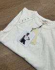 Nation LA 100% Cotton White Gold Button Davina Tank Top
