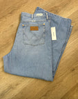 Wrangler 100% Cotton High Rise Wide Leg Worldwide 661 Soft Denim Jean