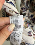 & Other Stories 100% Cotton Neutral Crinkle Cotton Button Down Shirt