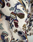 & Other Stories 100% Cotton Neutral Crinkle Cotton Button Down Shirt