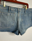 Free People 100% Cotton Laguna Micro Denim Mini Jean Shorts