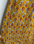 Ex - Voto 100% Cotton Block Print Bohemian Iris Sundress Maxi Flowy