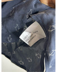 AG 100% Silk Whale Nautical Fish V- Neck Camisole Tank Top
