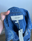 Hudson 100% Cotton Acid Wash Button Down Oversized Shirt