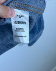 Hudson 100% Cotton Acid Wash Button Down Oversized Shirt