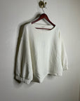Nation LA 100% Cotton Geri Sweatshirt French Terry Boxy Fit in Porcelain