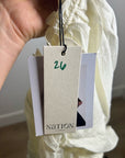 Nation LA 100% Cotton Whitney Ruffle Short Sleeve Top in Porcelain