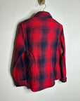 Outerknown 100% Organic Cotton Red Blue Plaid Blanket Shirt Button Down XS/S