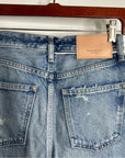 NWT Moussy Vintage 100% Cotton Tapered Distressed Jean Cow Hide Patch