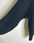 MATE The Label 100% Organic Cotton Half - Zip Chunky Knit Oversized Sweater