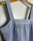 Brixton 100% Cotton Striped Babydoll Textured Tank Top