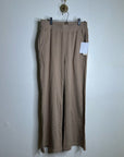 Nation LA 100% Cotton Wide Leg Flare Pull on Sweatpant in Mushroom