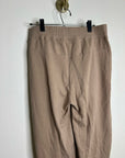Nation LA 100% Cotton Wide Leg Flare Pull on Sweatpant in Mushroom