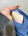 MOTHER 100% Cotton SNACKS High Waist Double Stack Ankle Straight Leg Jean