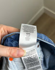 MOTHER 100% Cotton SNACKS High Waist Double Stack Ankle Straight Leg Jean