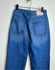 MOTHER 100% Cotton SNACKS High Waist Double Stack Ankle Straight Leg Jean